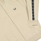 Fred Perry Contrast Taped Track Jacket Oatmeal Jacket J5557-691 Detail View 1 | Overkill
