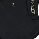 Fred Perry Contrast Tape Track Jacket Black / Champagne Track Jackets J5557-90A Detail View 1 | Overkill
