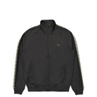 Fred Perry Contrast Tape Track Jacket Anchor Grey / Black Track Jackets J5557-V62 | Overkill