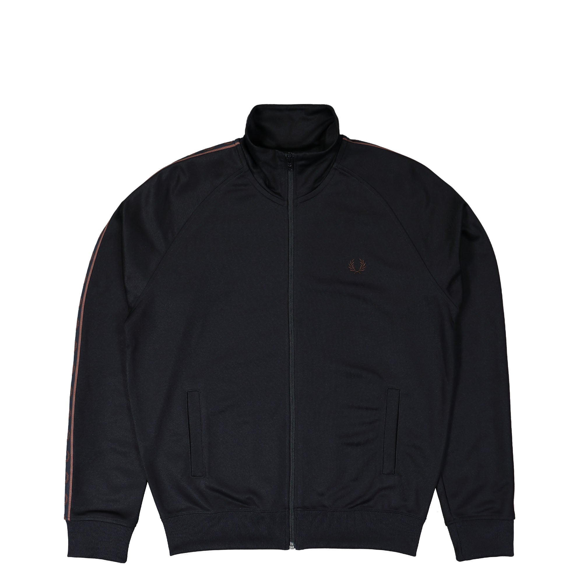 Fred Perry Contrast Tape Track Jacket Navy / Carrington Brick Track Jackets J5557-W71 | Overkill
