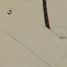Fred Perry Contrast Tape Track Jacket Warm Grey / Brick Track Jackets Detailfoto | Overkill