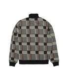 Fred Perry Glitch Tartan Track Jacket Field Green Track Jackets Material | Overkill
