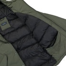 Fred Perry Zip Through Padded Jacket Field Green Jackets Detail view 1 | Overkill