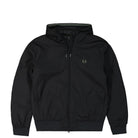 Fred Perry The Hooded Brentham Jacket Black Jackets J8616-198 | Overkill