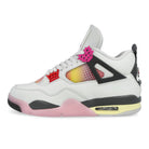 Air Jordan 4 Retro Comic Off White / Fire Pink - Anthracite Mid Top Sneakers JA1135 100 | Overkill