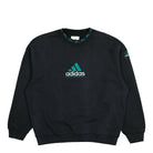 adidas Equipment Washed Crew Neck Sweatshirt Black Sweatshirts JC8222 | Overkill