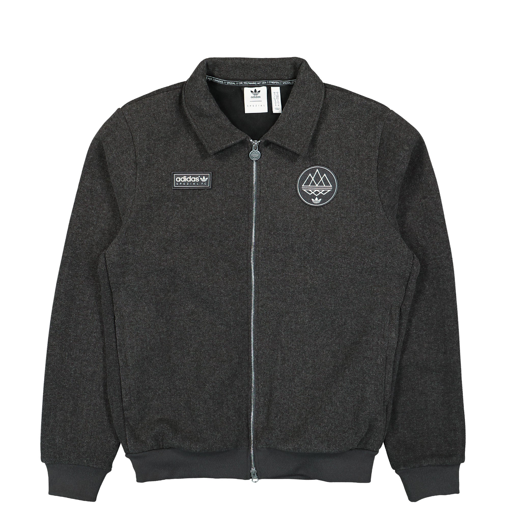 adidas Track Top SPZL F.C. Dark Grey Heather Track Jackets JE6075 | Overkill