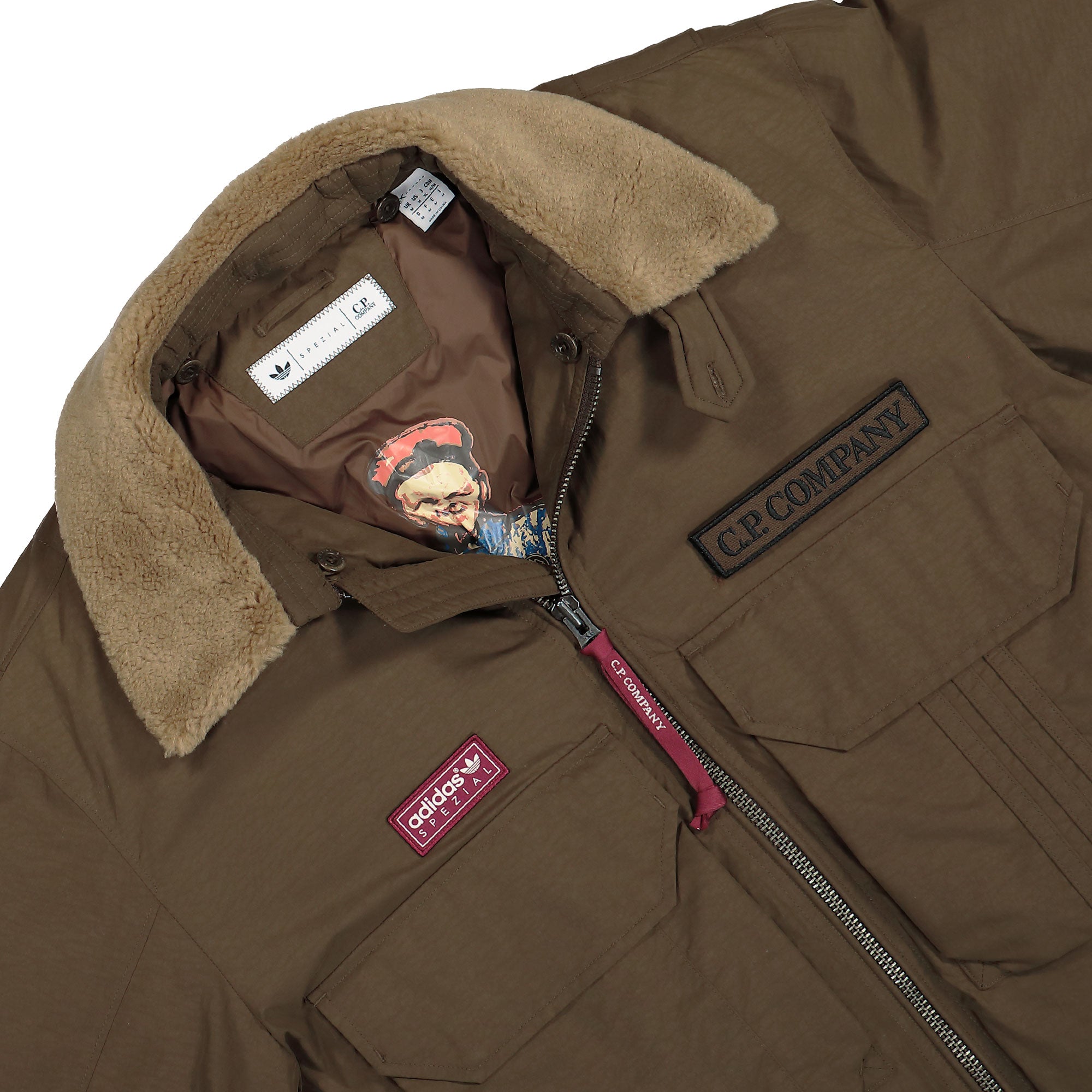 adidas SPZL Flying Jacket Dust Cargo Jackets Close-up | Overkill