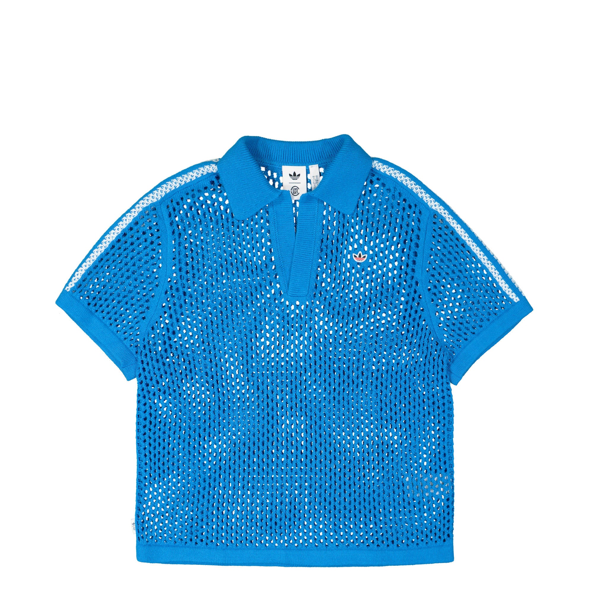 adidas C Polo Bright Blue Polo Shirts JE9592 | Overkill
