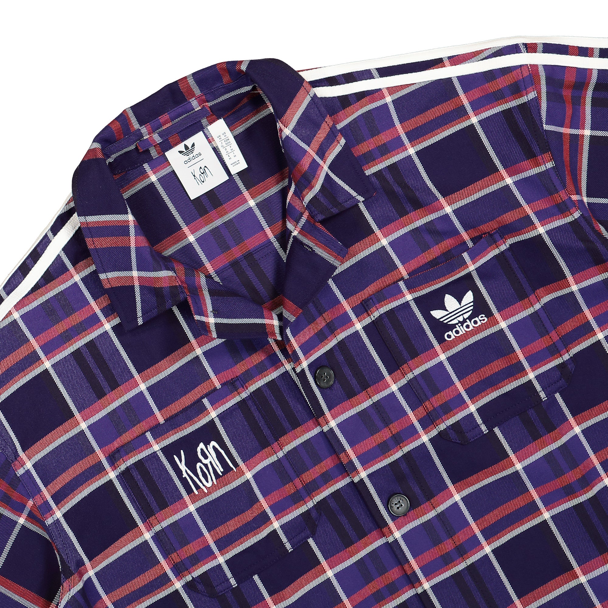 adidas Overshirt Multicolor Shirts Close-up | Overkill