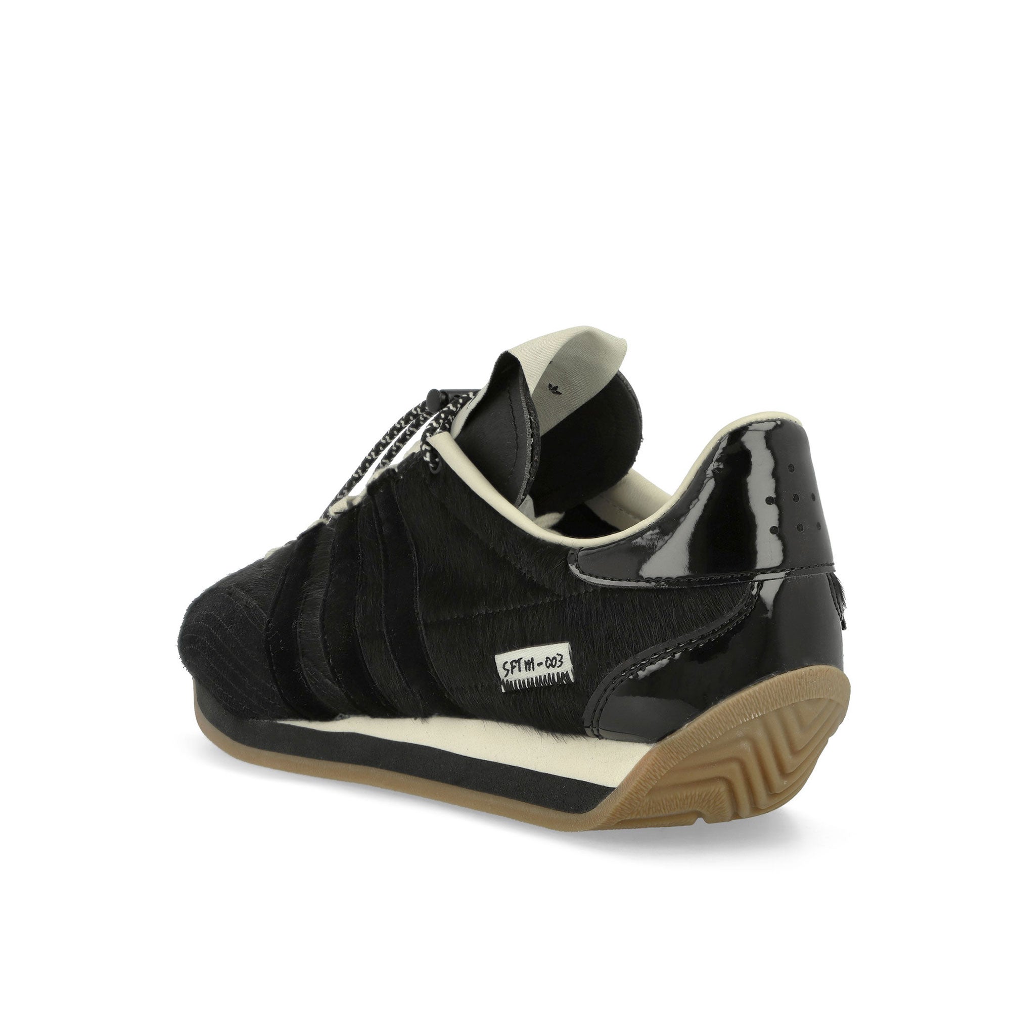 adidas Country OG Core Black / Core Black / Cream White Low Top Sneakers  Material | Overkill