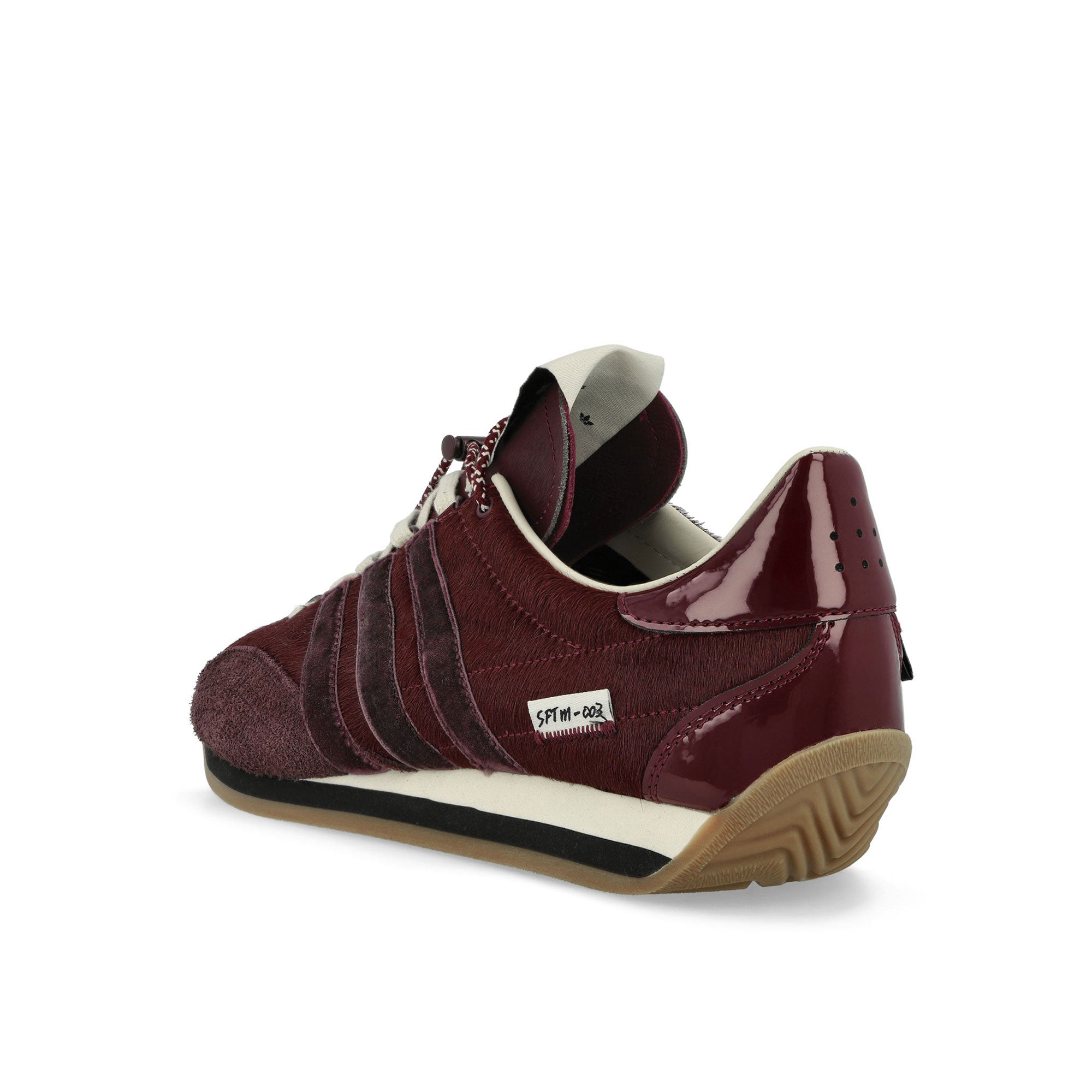 adidas Country OG Maroon / Core Black / Cream White Low Top Sneakers  Material | Overkill