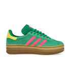adidas Gazelle Bold W Court Green / Lucid Pink / Pure Sulfur Low Top Sneakers  Silhouette | Overkill