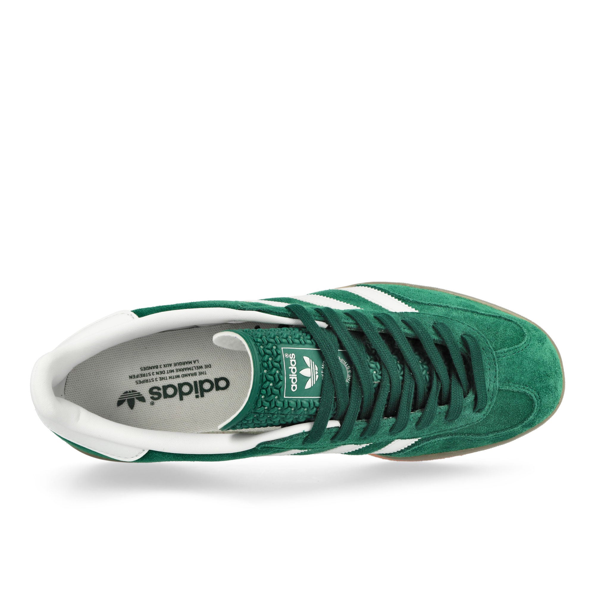 adidas Gazelle Indoor Collegiate Green / Footwear White / Gum 2 Low Top Sneakers  Detailfoto | Overkill