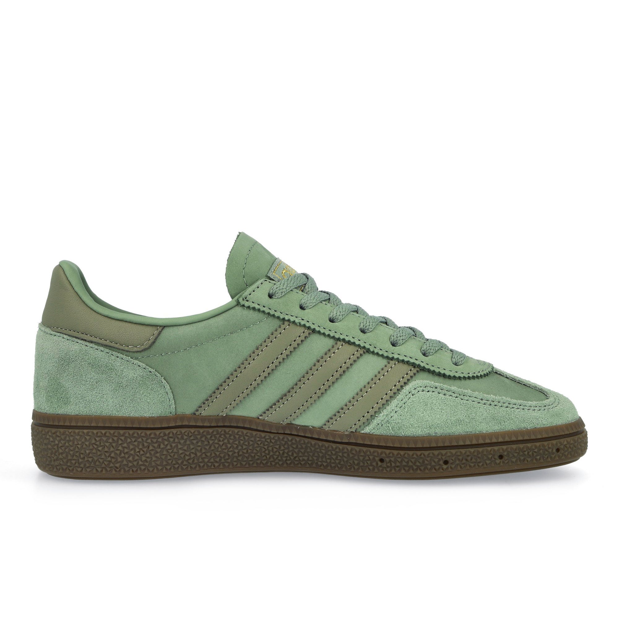 adidas Handball Spezial W Silver Green / Silver Pebble / Gum 5 Low Top Sneakers  Silhouette | Overkill