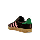 adidas Gazelle Indoor W Dark Brown / Glow Pink / Court Green Low Top Sneakers  Material | Overkill