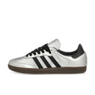 adidas Samba OG W Silver Metallic / Core Black / Gum 5 Low Top Sneakers JI4218 | Overkill
