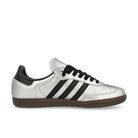adidas Samba OG W Silver Metallic / Core Black / Gum 5 Low Top Sneakers  Silhouette | Overkill