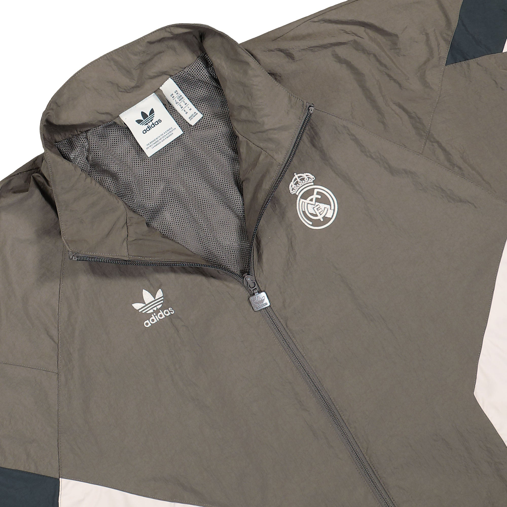 adidas Real OG Track Top Chacoa / Dark Grey Track Jackets Close-up | Overkill