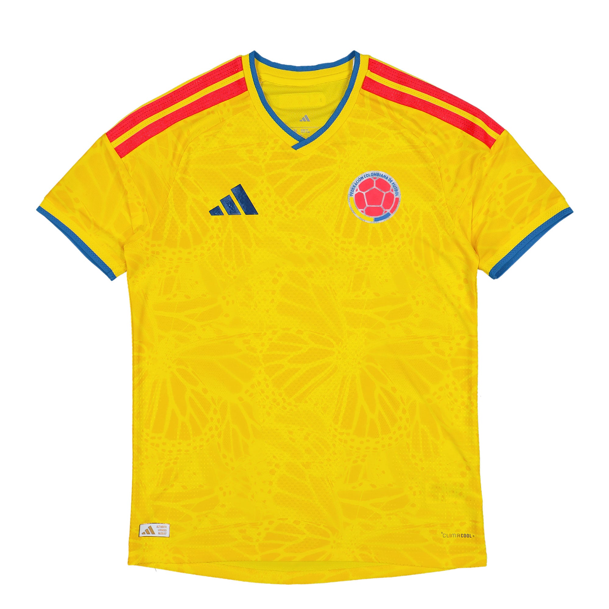 adidas FCF Colombia Authentic Home Jersey Impact Yellow Trikot JL6971 | Overkill
