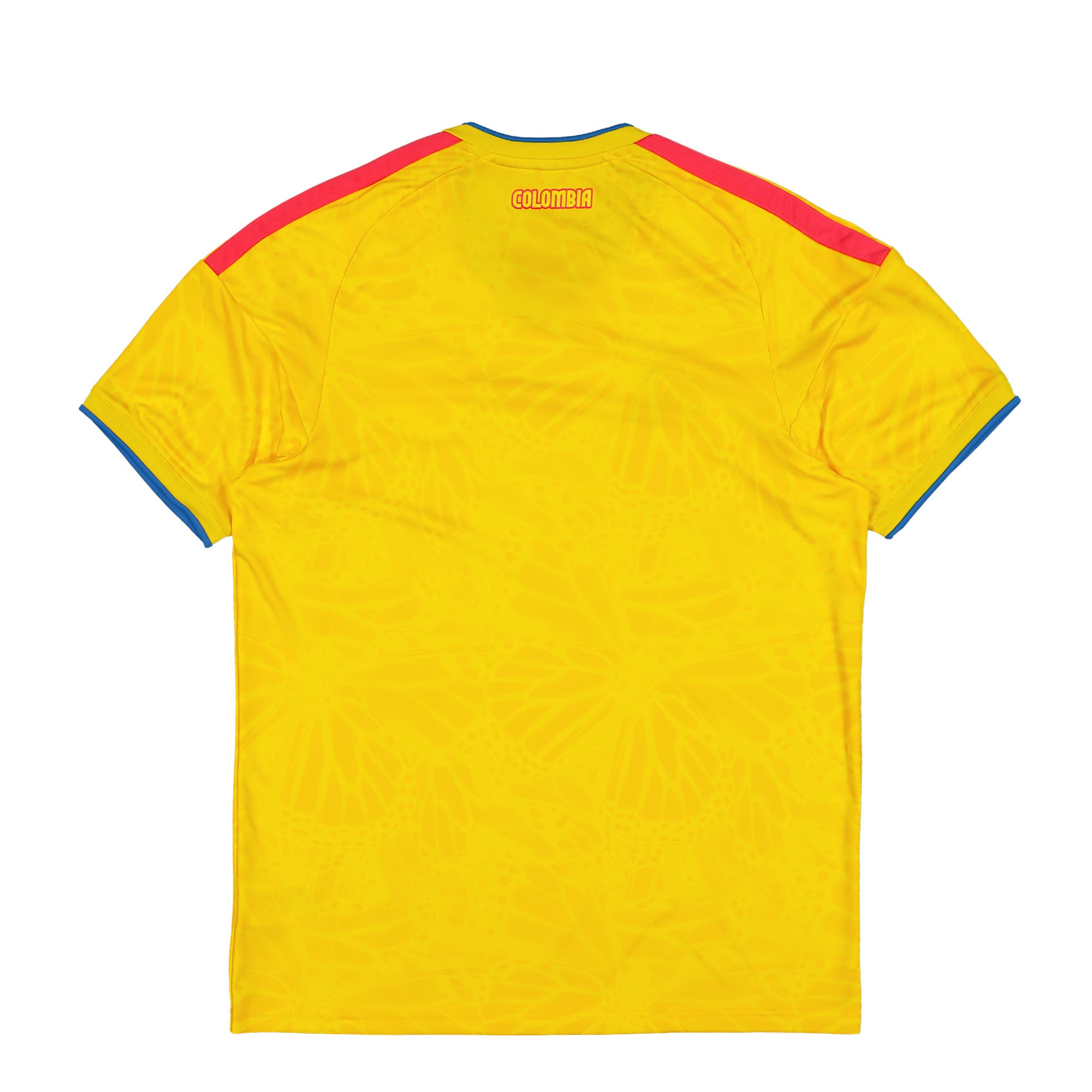 adidas FCF Colombia Home Jersey Impact Yellow Trikot JL6972 Close-up | Overkill
