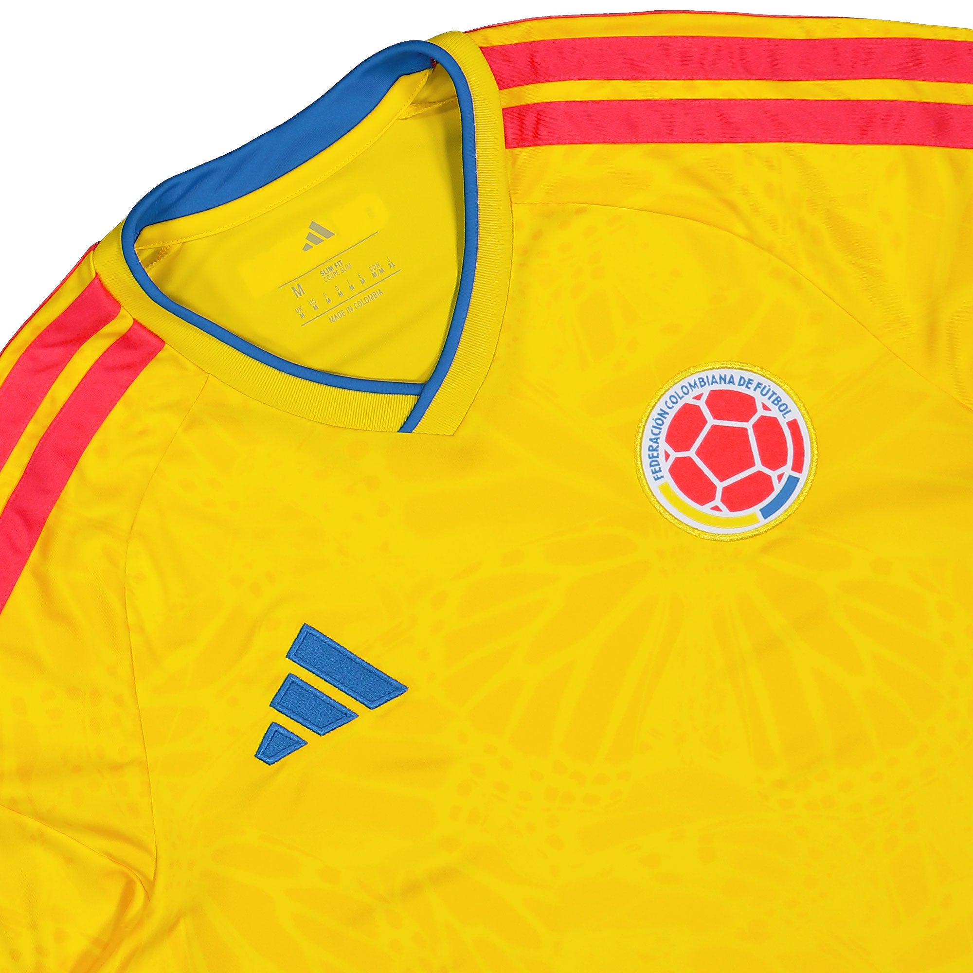 adidas FCF Colombia Home Jersey Impact Yellow Trikot JL6972 Detailfoto | Overkill
