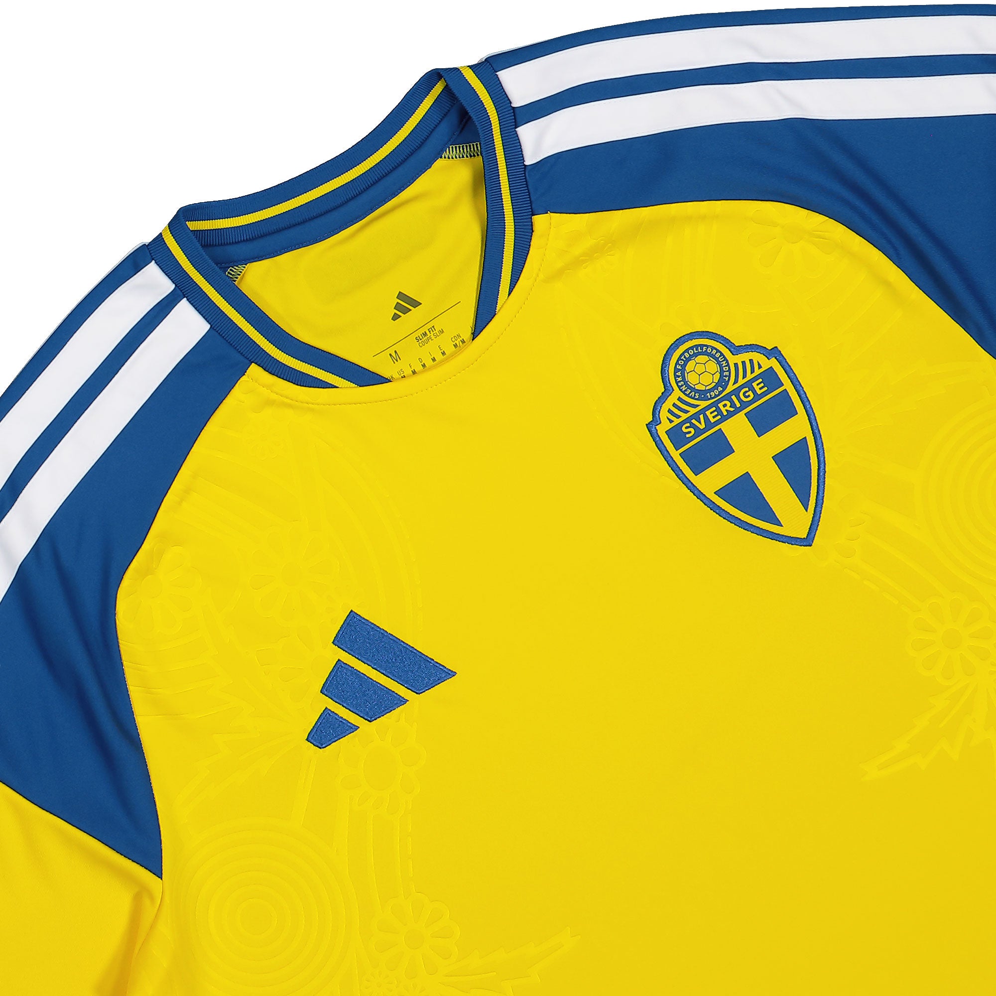 adidas SVFF Sweden Home Jersey Yellow Trikot JM5814 Detailfoto | Overkill
