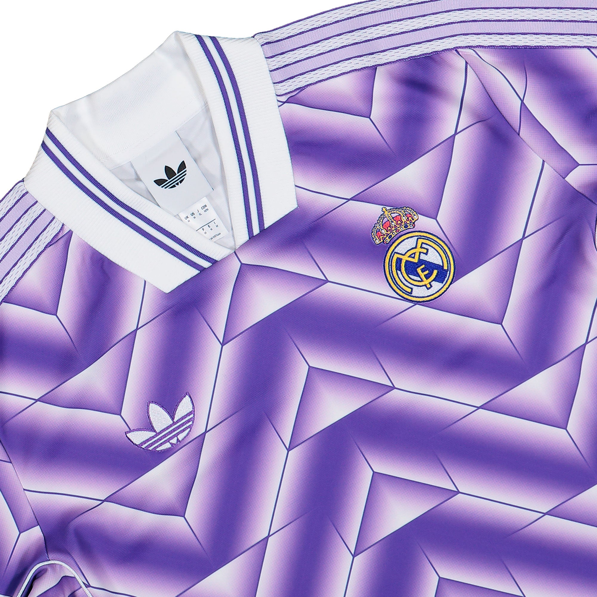 adidas Real Madrid LF Jersey Purple Rush / White T-Shirt JN3055 Detailfoto | Overkill
