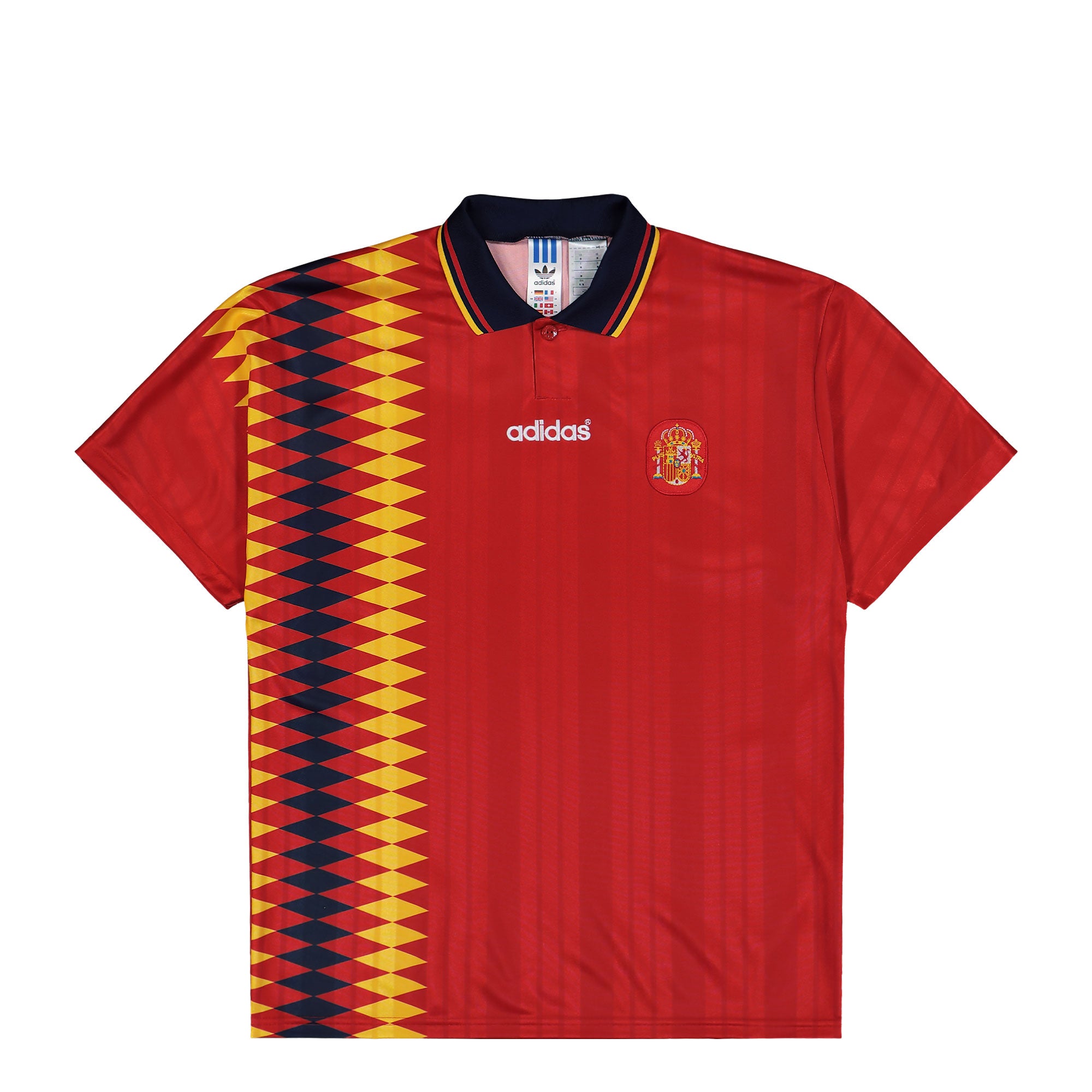 adidas  FEF Spain Home Jersey 94 Collegiate Red T-Shirts JN3707 | Overkill
