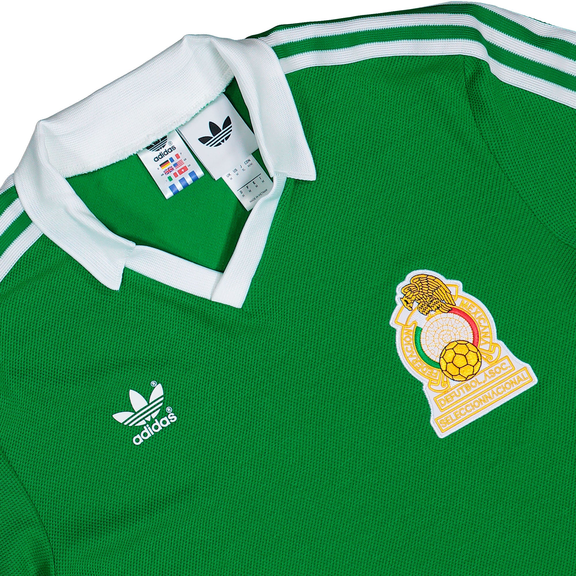 adidas FMF Mexico Home Jersey 86 Green T-Shirts JN3710 Detailfoto | Overkill
