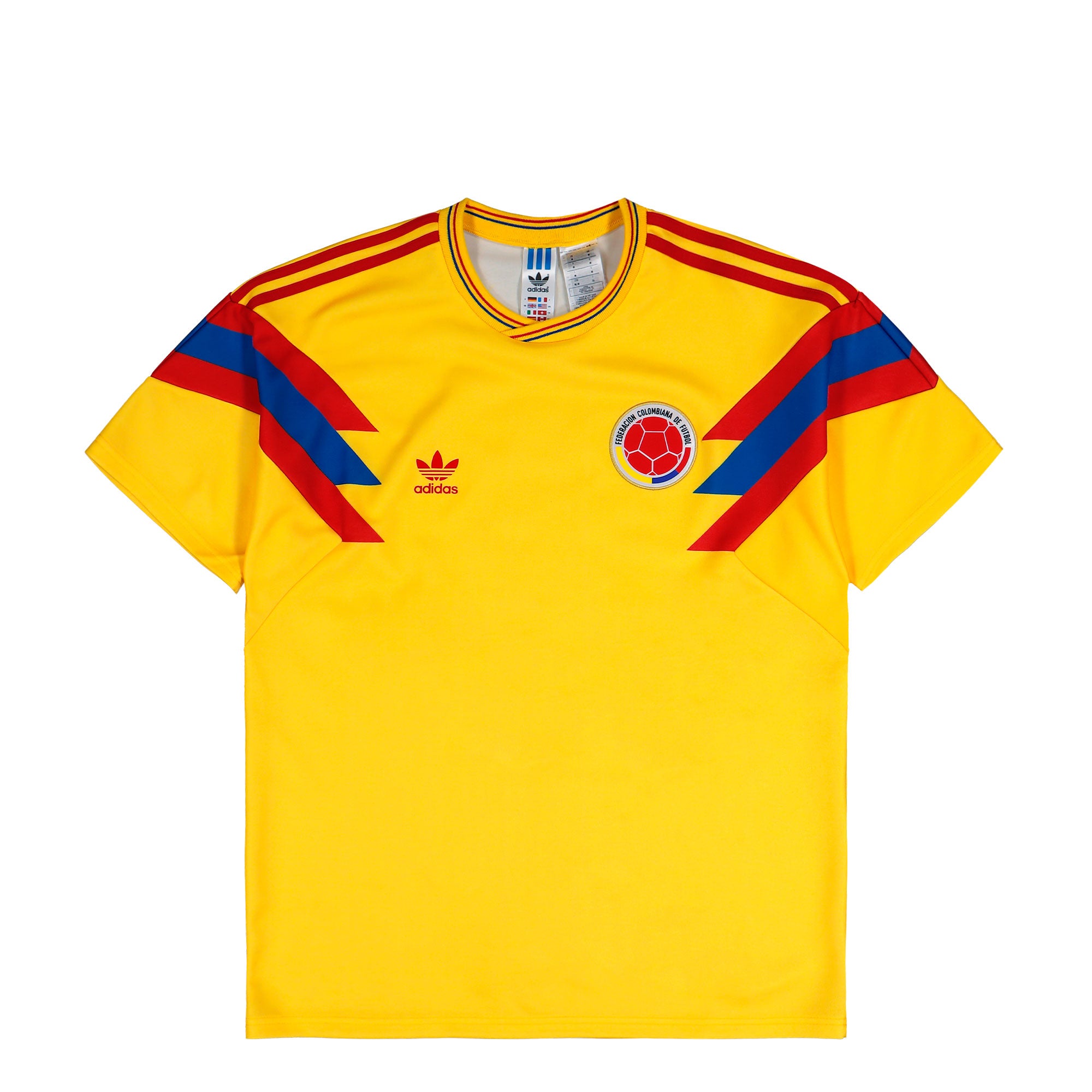 adidas FCF Colombia Away Jersey 90 Bold Gold T-Shirts JN3713 | Overkill
