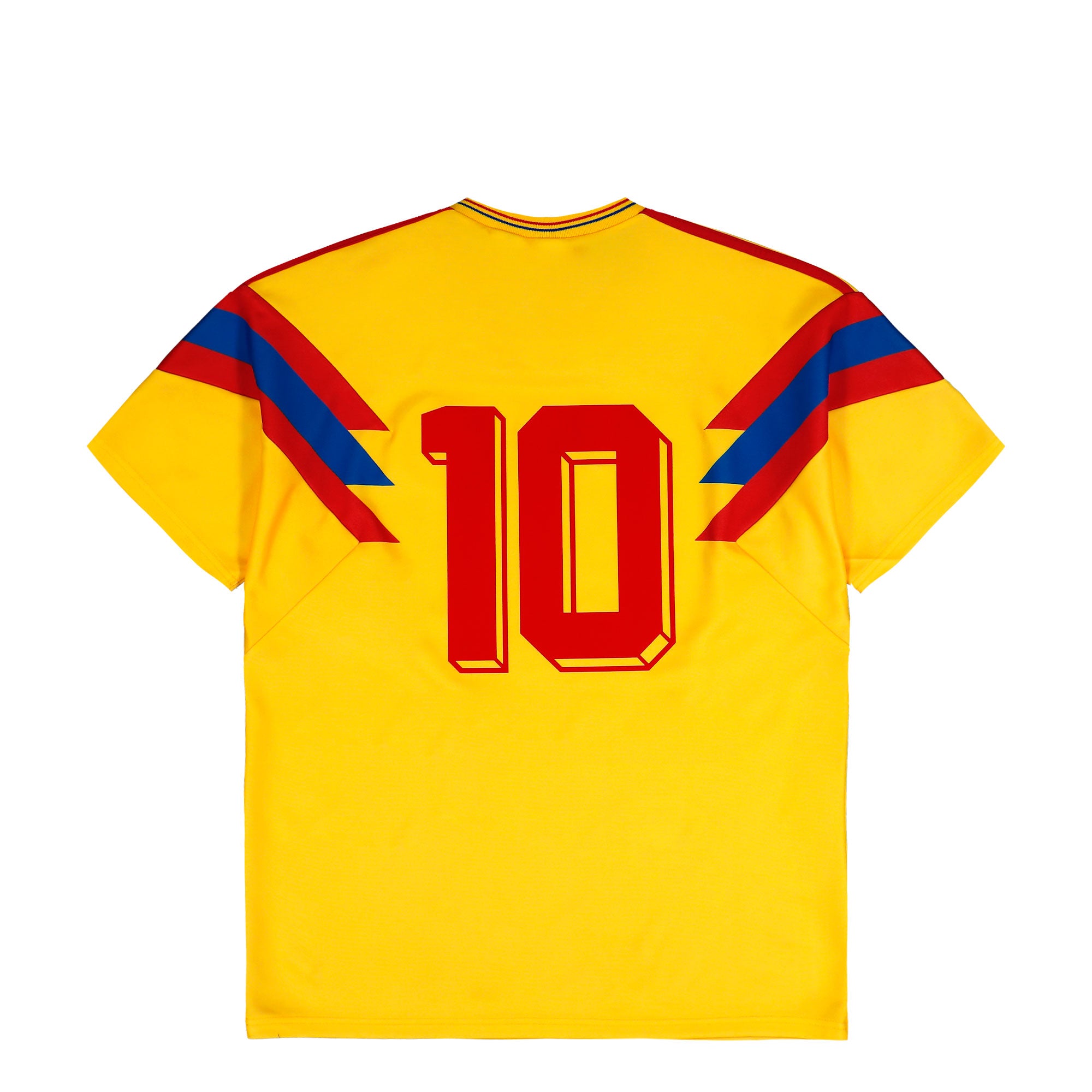 adidas FCF Colombia Away Jersey 90 Bold Gold T-Shirts JN3713 Close-up | Overkill
