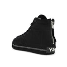 Neighborhood x Y-3 Nizza Hi Black / Black / Off White High Top Sneakers JP6454 Material | Overkill
