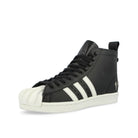 Thug Club x adidas Superstar Boot Luxe TC Core Black / Off White / Core Black High Top Sneakers JP6519 Close-up | Overkill