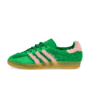 adidas Gazelle Indoor W Green / Glow Pink / Gum 3 Low Top Sneakers JP8342 | Overkill