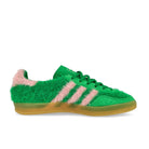 adidas Gazelle Indoor W Green / Glow Pink / Gum 3 Low Top Sneakers JP8342 Silhouette | Overkill
