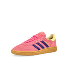 adidas Handball Spezial W Lucid Pink / Collegiate Purple / Almost Yellow Low Top Sneakers JP8718 Close-up | Overkill