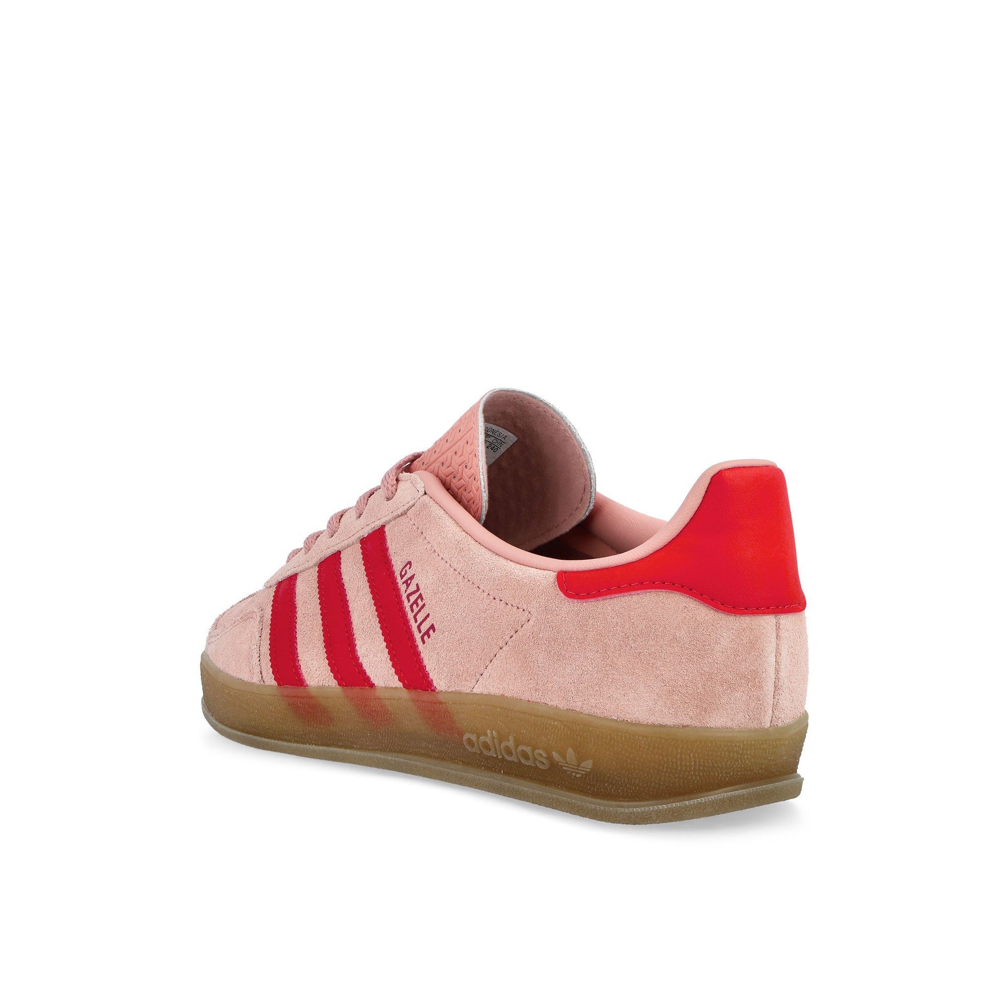 adidas Gazelle Indoor W Wonder Mauve / Red / Gum 4 Low Top Sneakers JQ1793 Material | Overkill
