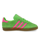 adidas Gazelle Indoor W Semi Lucid Lime / Lucid Pink / Gum 4 Low Top Sneakers JQ1794 Silhouette | Overkill
