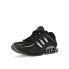 adidas Megaride O1 W Core Black / Grey Four / Iron Metallic Low Top Sneakers  Close Up | Overkill