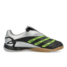 adidas Predator Sala Core Black / Signal Green / Silver Metallic Low Top Sneakers JQ3917 Silhouette | Overkill
