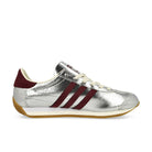 adidas Country OG W Silver Metallic / Maroon / Off White Low Top Sneakers  Silhouette | Overkill