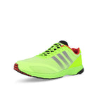 adidas Adizero Adios OG Lucid Lemon / Core Black / Bright Red Low Top Sneakers JQ5783 Close-up | Overkill