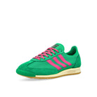 adidas SL 72 OG W Semi Court Green / Court Green / Semi Lucid Fuchsia Low Top Sneakers JQ6417 Close-up | Overkill