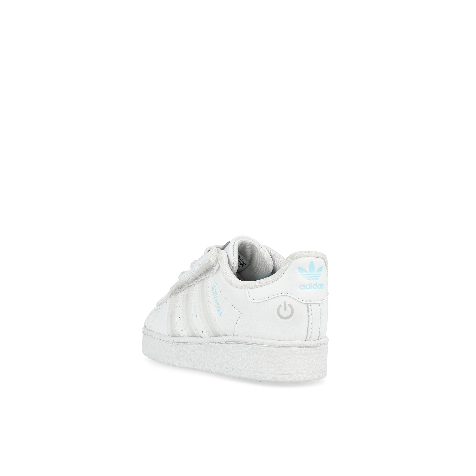 adidas Superstar Led Lights CF EL I Footwear White / Footwear White / Footwear White Low Top Sneakers JQ6418 Close-up | Overkill

