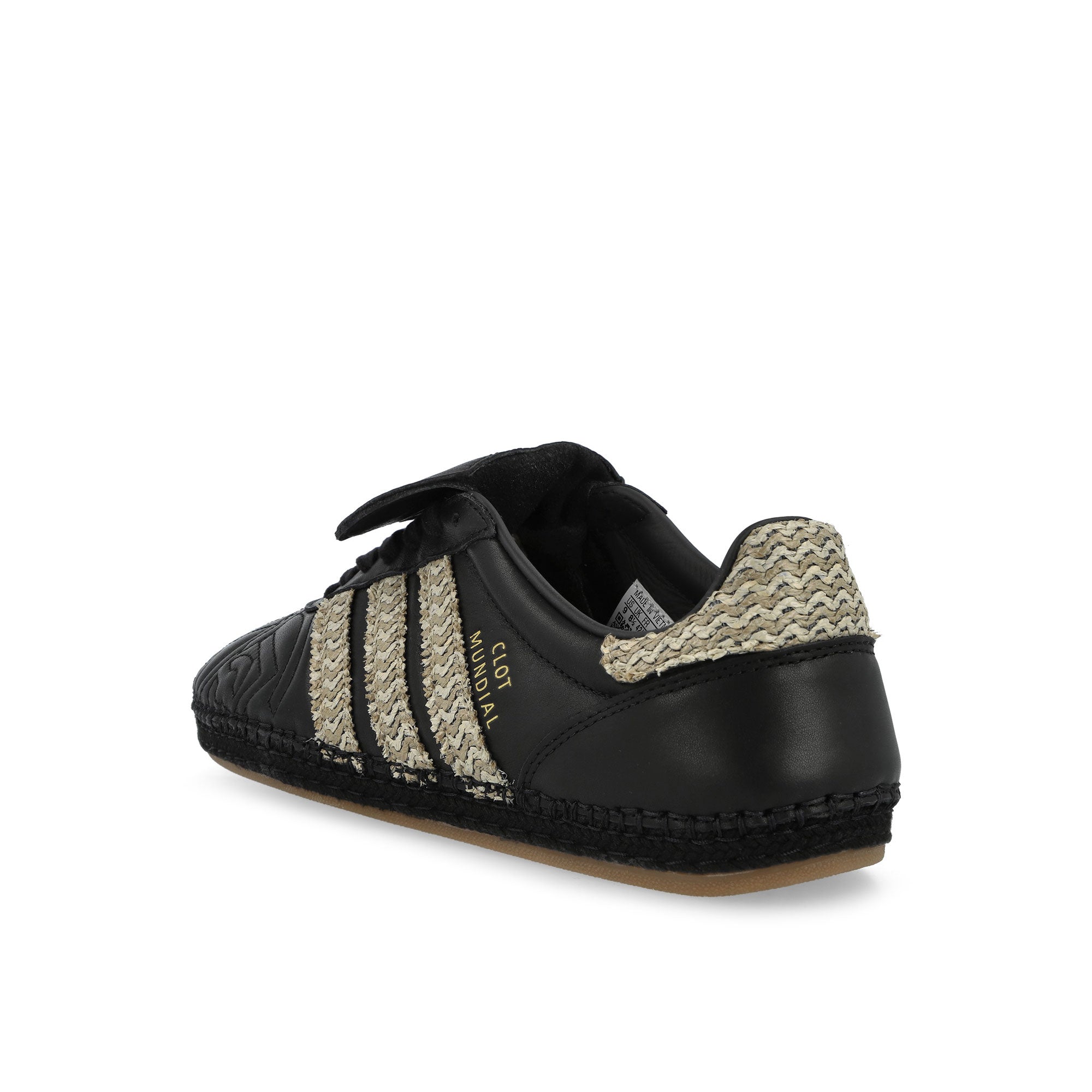 Clot by Edison Chen x adidas Mundial Core Black / Hemp / Core Black Low Top Sneakers JQ6823 Material | Overkill

