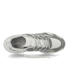 adidas Adizero Aruku Footwear White / Footwear White / Silver Metallic Low Top Sneakers  Detail View 1 | Overkill