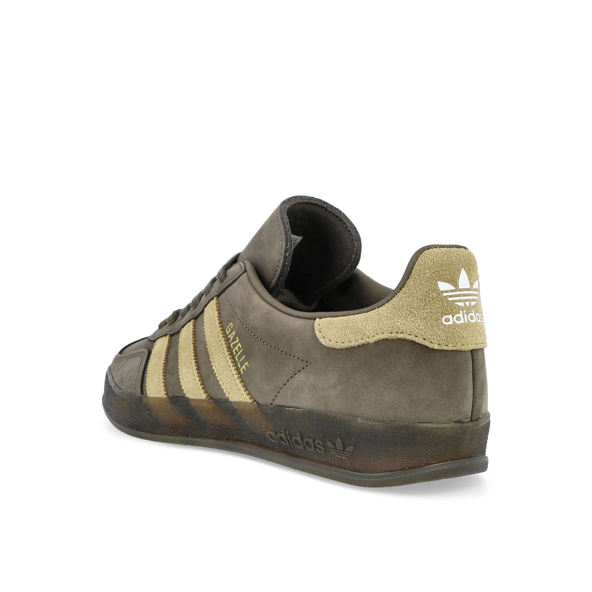 adidas Gazelle Indoor Cargo Brown / Golden Beige / Footwear White Low Top Sneakers JQ8386 Material | Overkill
