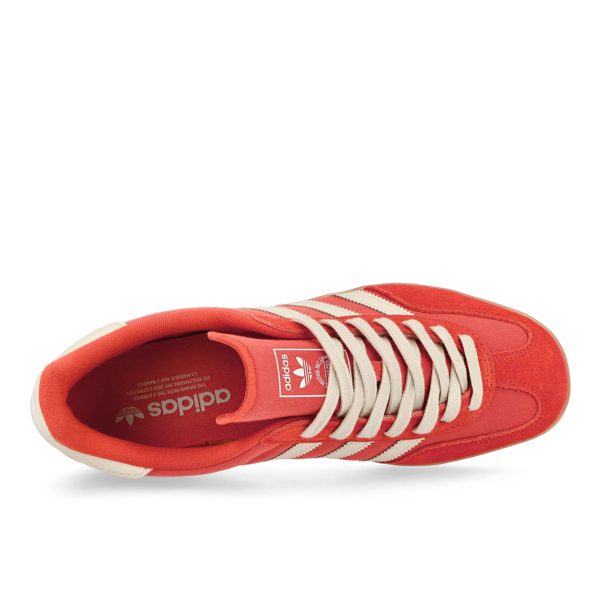 adidas Gazelle スニーカー クリーム/レッド adidas Gazelle Indoor JQ8389 | OVERKILL