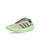 adidas Zponge Matte Silver / Grey Three / Semi Green Spark Low Top Sneakers JR0831 Close-up | Overkill